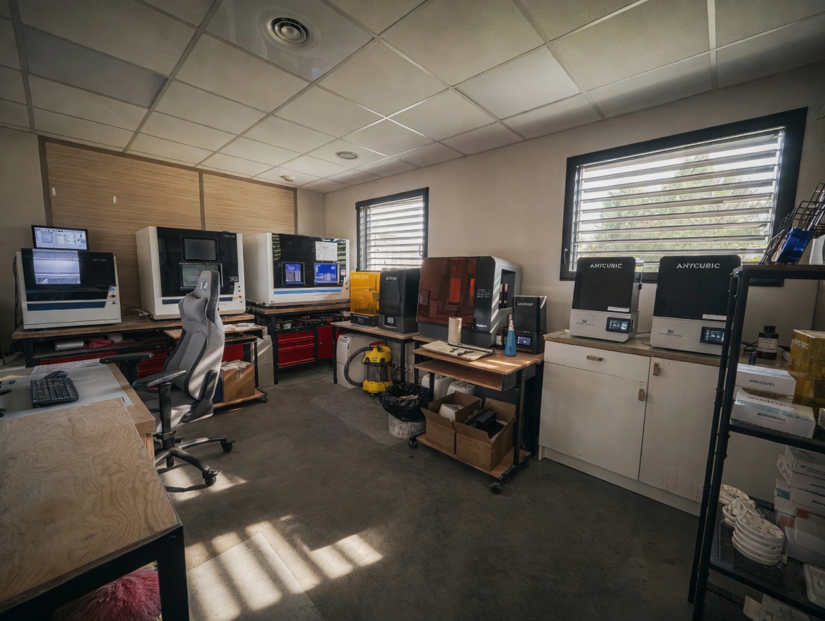 Salle CFAO — usinage et impression 3D
