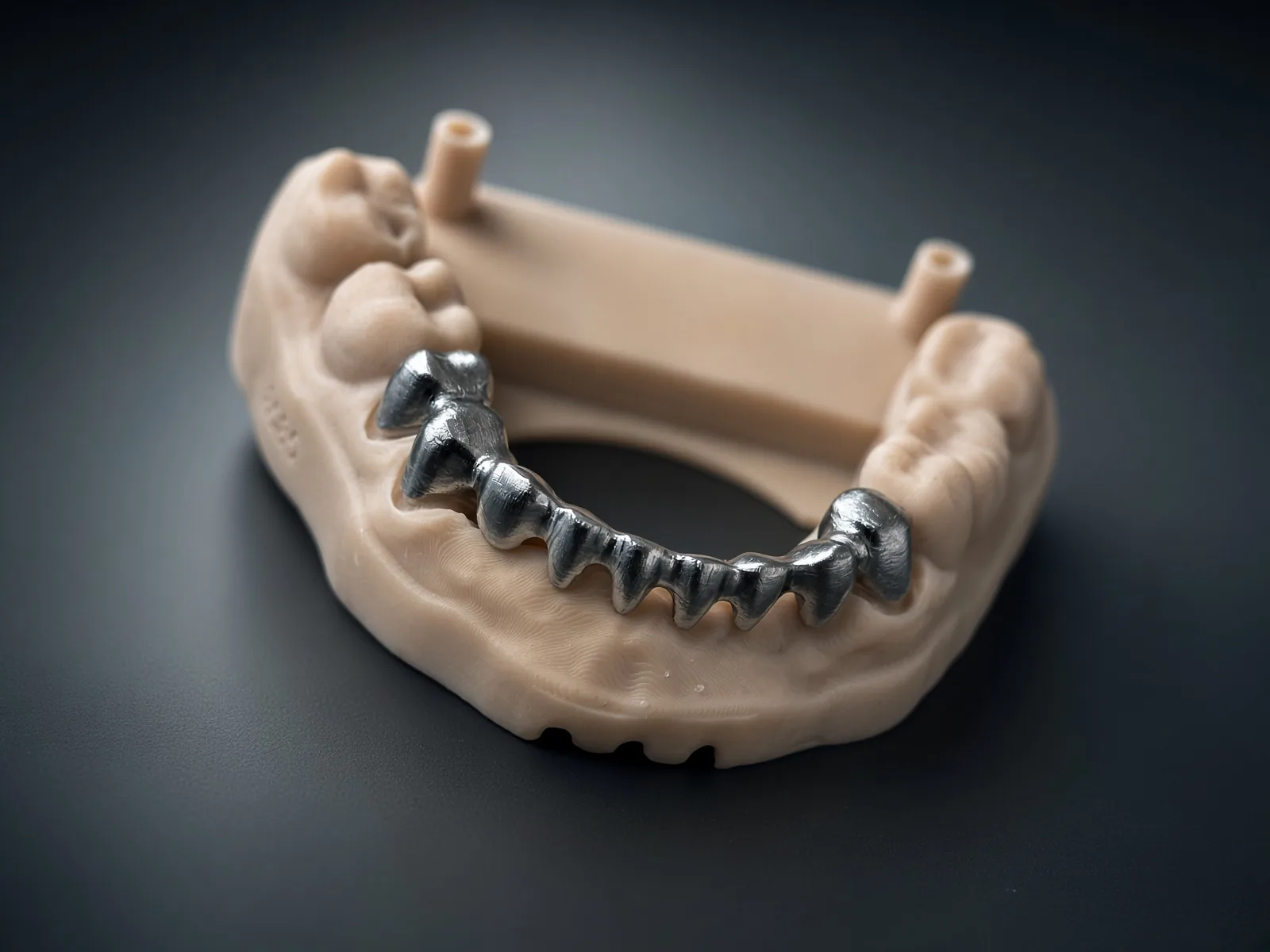 Armature céramo-métal sur modèle imprimé